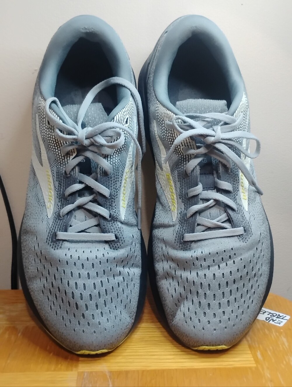 Brooks Ghost 16 1104182E040 Mens 12E Running Shoes Primer Lime Mesh Sneakers